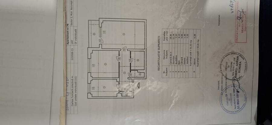 Apartament decomandat în Teiul Doamnei