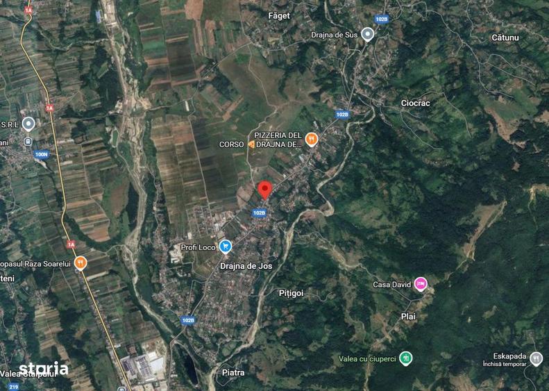 Teren de 1898 mp, în Drajna