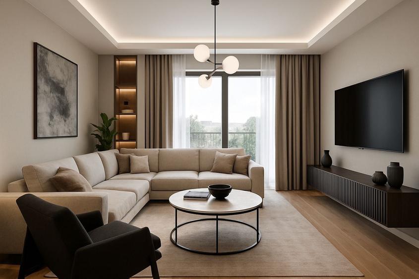 Apartament cu 2 camere semidecomandat în Pipera — fotografia 1