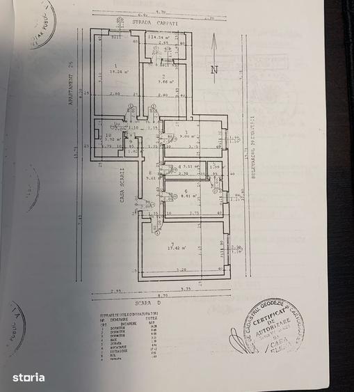Apartament cu 4 camere în Central