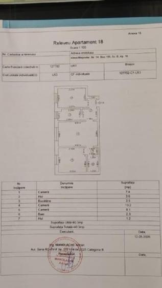 Apartament cu 3 camere semidecomandat în Florilor