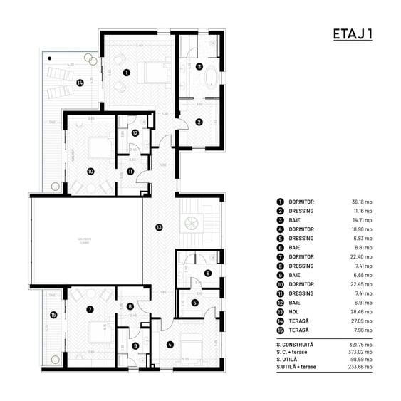 Casă cu 6 camere cu Teren 2796 Mp în Gruiu