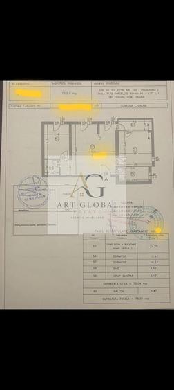 Apartament cu 3 camere semidecomandat, mobilat în Militari