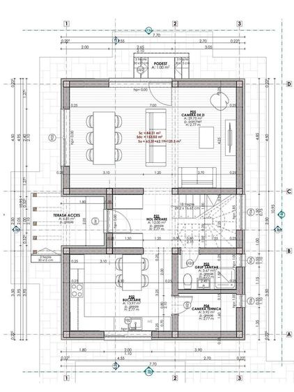 Casă cu 4 camere cu Teren 608 Mp în Prejmer