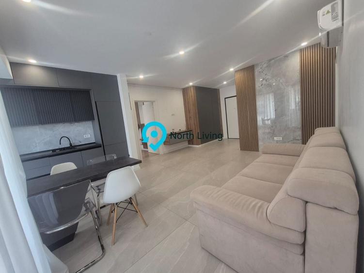 Apartament cu 3 camere, mobilat în Pipera