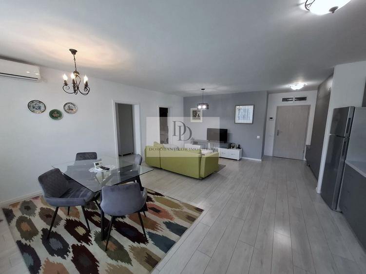 Apartament cu 2 camere semidecomandat, mobilat în Borhanci