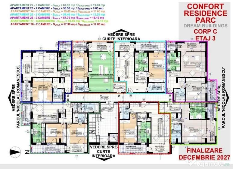 Confort Residence - Parc Romanescu - 11