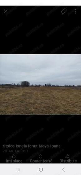 Teren de 2000 mp, în Grădiștea