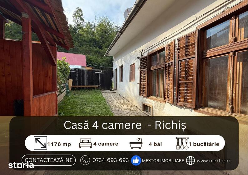 Casă cu 4 camere cu Teren 1176 Mp în Biertan