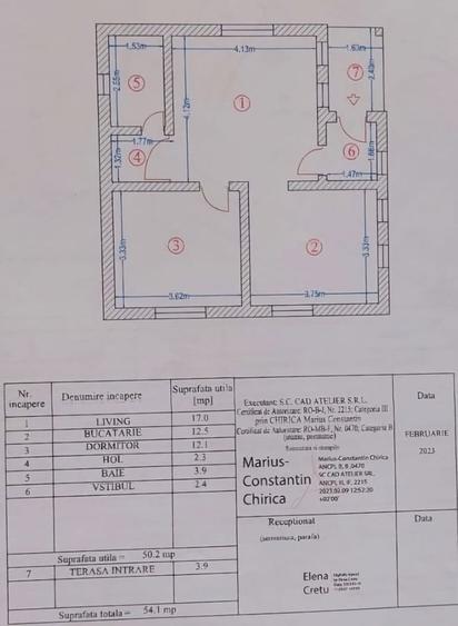 Casă cu 3 camere cu Teren 821 Mp în Măgurele