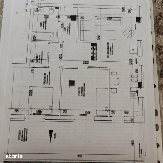 Apartament cu 3 camere în Baciu