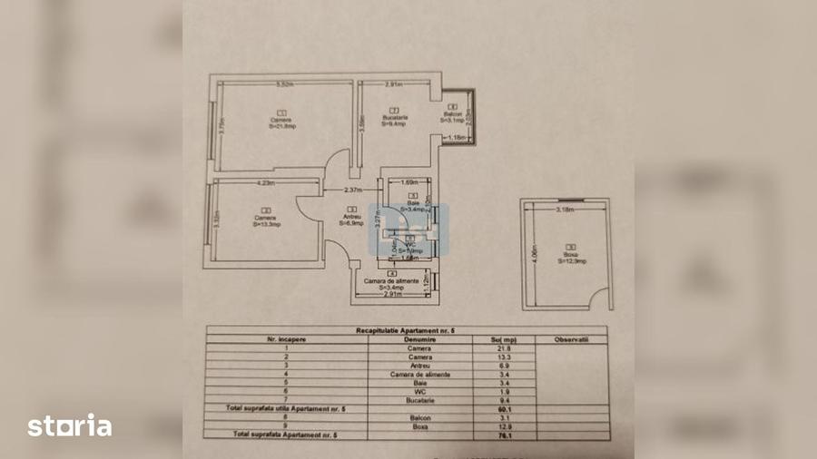 Apartament cu 2 camere decomandat Central. Comision 0! - 9