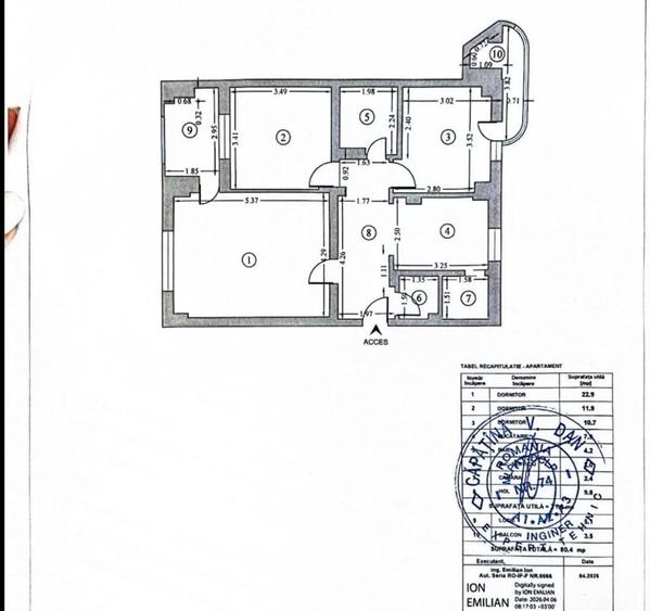 APARTAMENT 3 CAMERE | CENTRALA TERMICA | NERVA TRAIAN | METROU 12 MIN - 11