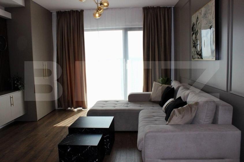Apartament cu 2 camere semidecomandat, mobilat în Universității
