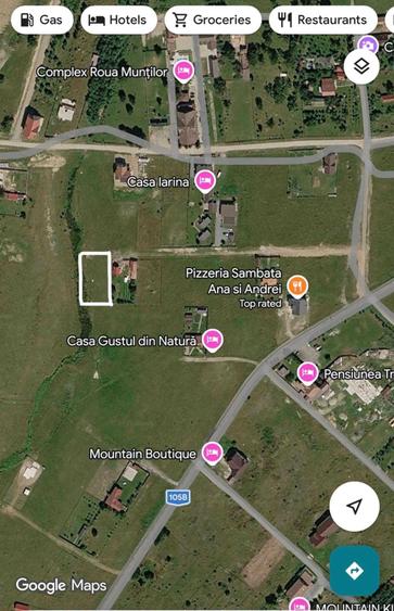 Teren intravilan 10 ari - Statiunea Climaterica Sambata - langa Pizzeria Ana si Andrei - 10