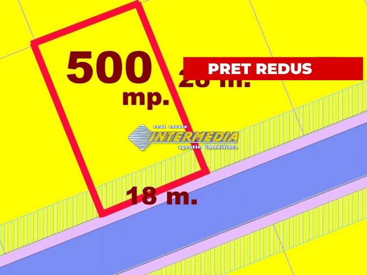Teren Construcții intravilan de 500 mp, în Sud-Est