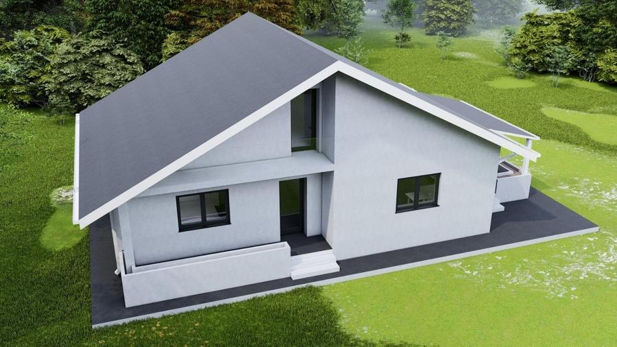 Casă cu 3 camere decomandat cu Teren 400 Mp în Ciurbești