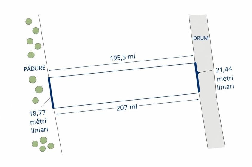 Teren intravilan de 3800 mp, în Tarcău