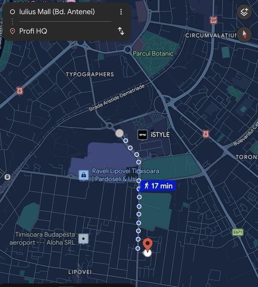 Garsonieră în Lipovei