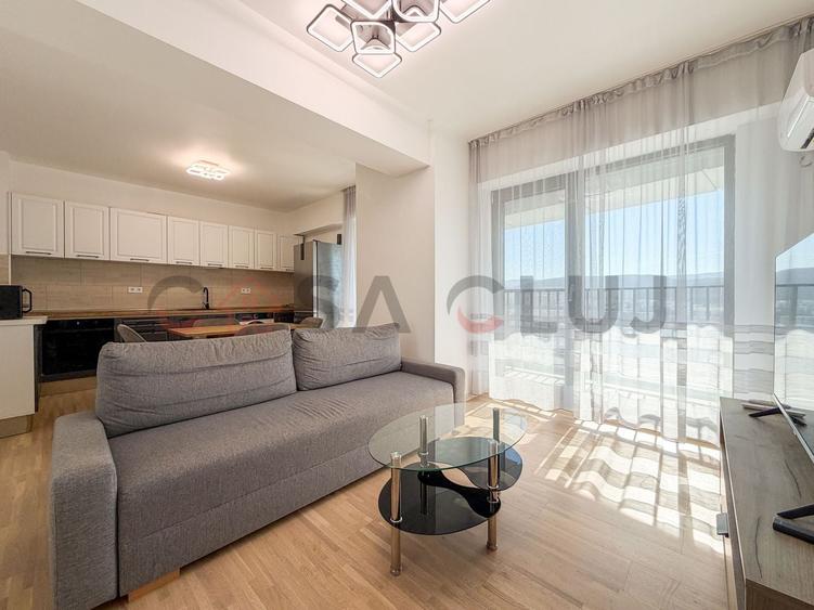Apartament cu 2 camere semidecomandat, mobilat în Mănăștur