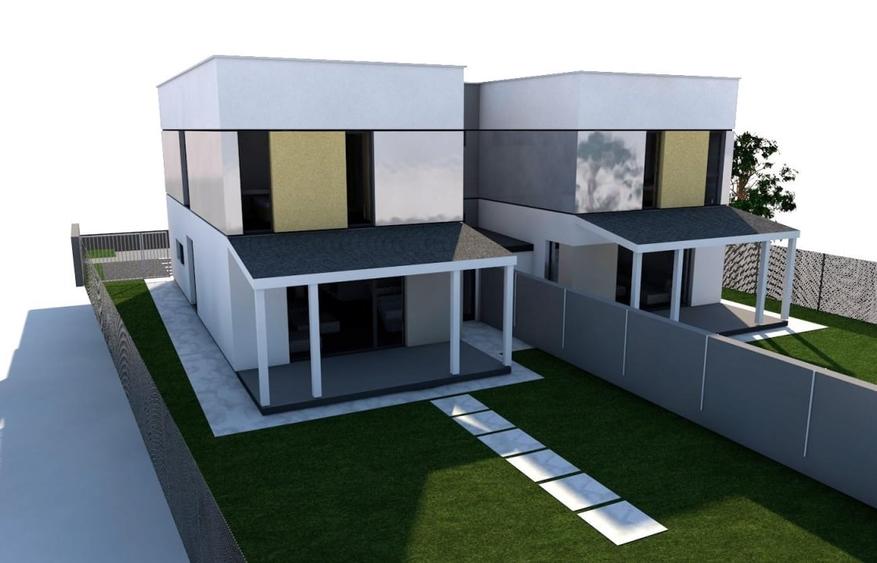 Duplex cu 4 camere cu Teren 297.5 Mp în Moșnița Nouă