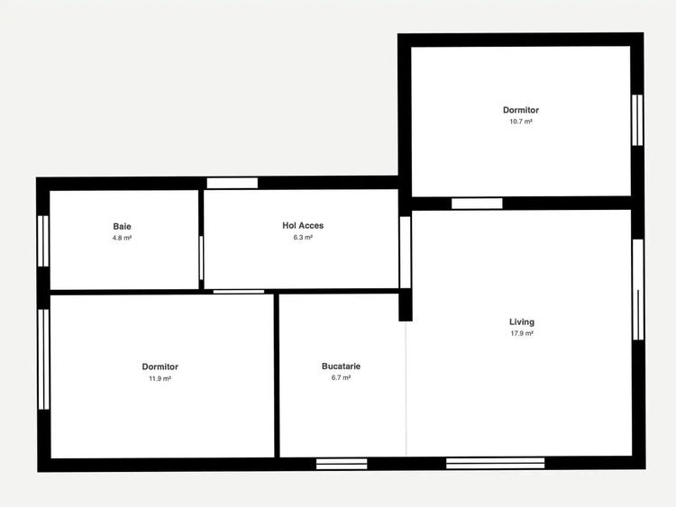 Apartament cu 3 camere decomandat în Sud-Est