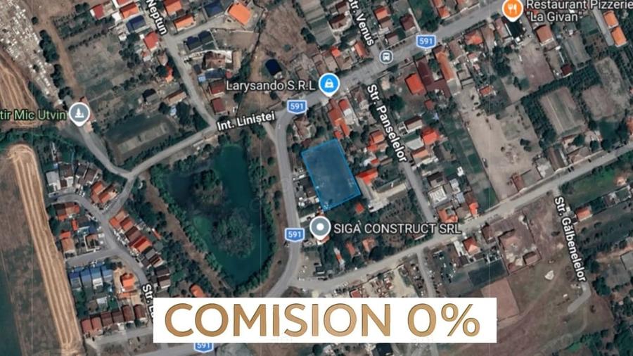 Teren de 2247 mp, în Utvin