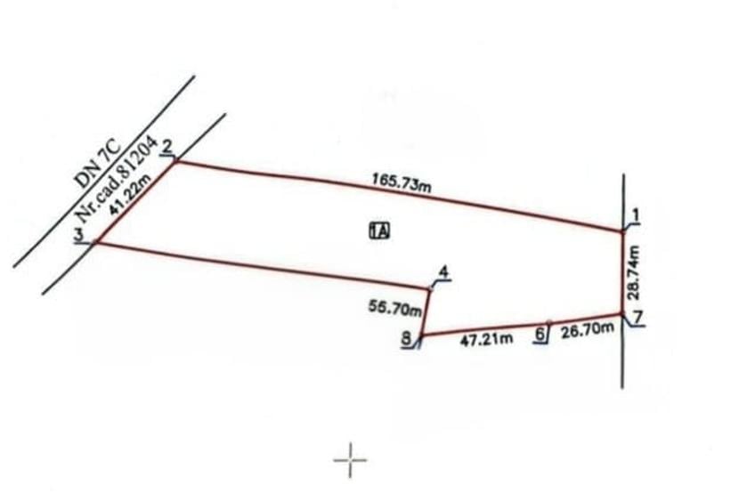 Teren Construcții extravilan de 6414 mp, în Mălureni