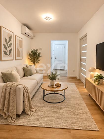 Apartament cu 3 camere semidecomandat, mobilat în Șagului