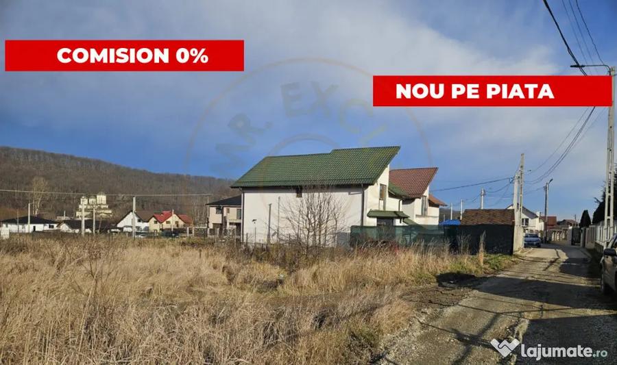 Teren de 1250 mp, în Bascov