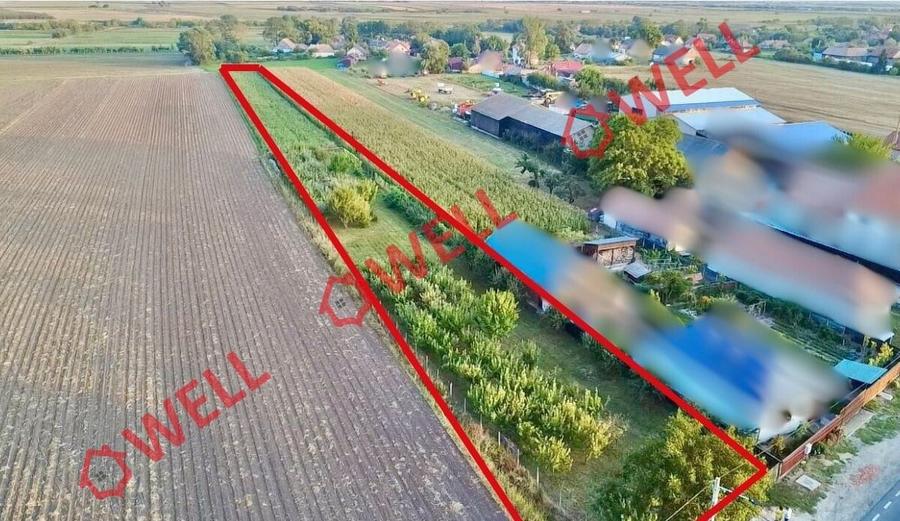 Teren agricol intravilan de 4590 mp, în Lunga