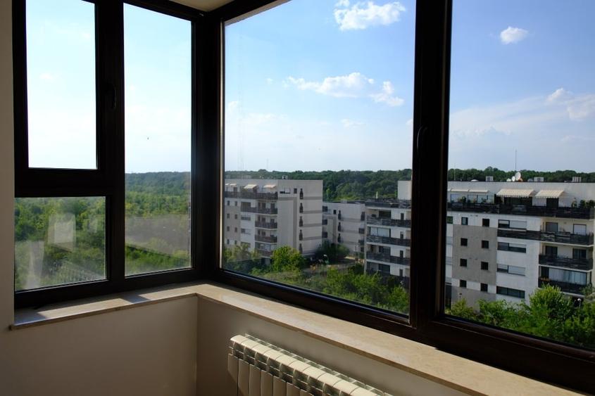 Apartament cu 2 camere semidecomandat, mobilat în Băneasa