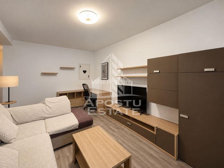 Apartament 2 camere de vanzare, loc de parcare in CF, mobilat, Giroc