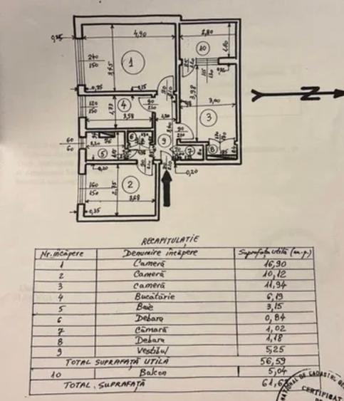 Apartament cu 3 camere decomandat, mobilat în Alexandru Obregia