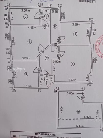 Apartament cu 3 camere decomandat în Armeneasca