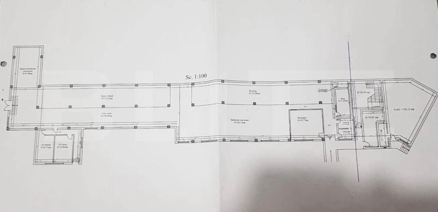 Spațiu comercial, de 850 mp, în Central