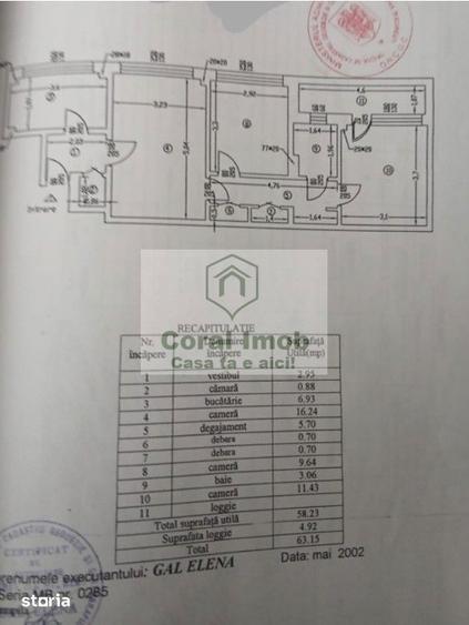 Apartament cu 3 camere semidecomandat, mobilat în Iancului