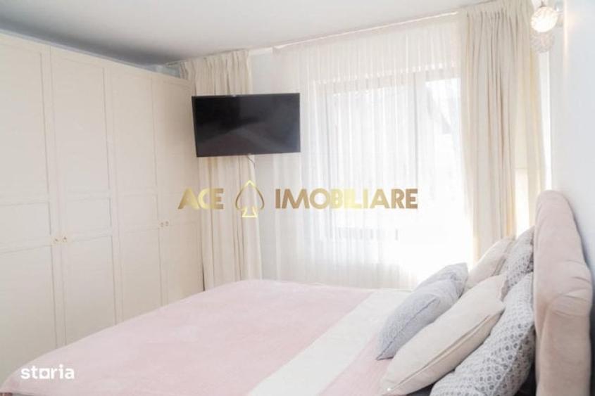 Apartament cu 3 camere semidecomandat, mobilat în Străulești