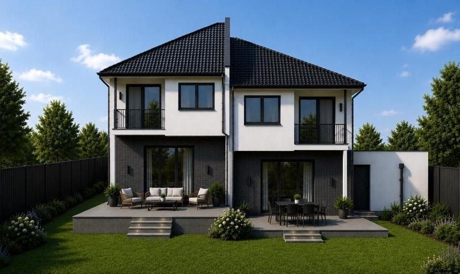 Duplex cu 4 camere cu Canalizare în Borhanci