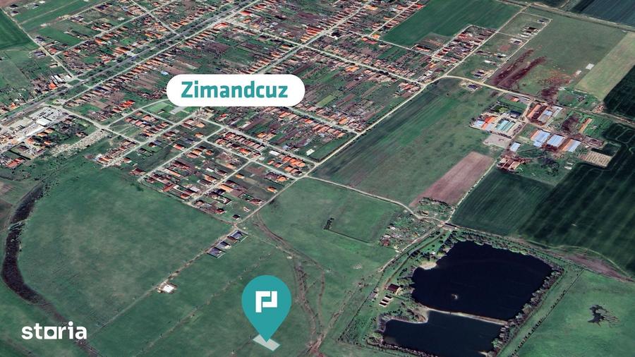 Teren de 1000 mp, în Zimandu Nou