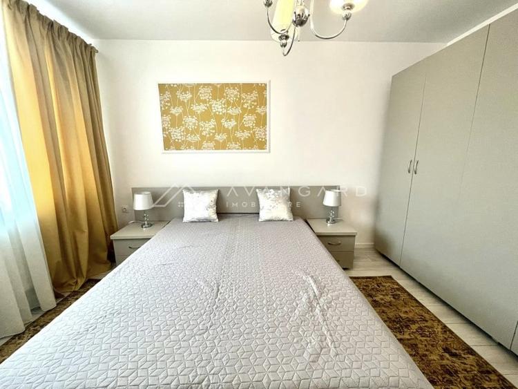 Apartament cu 2 camere semidecomandat, mobilat în Borhanci
