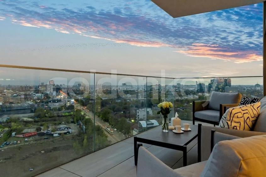 Apartament cu 3 camere semidecomandat, mobilat în Barbu Văcărescu