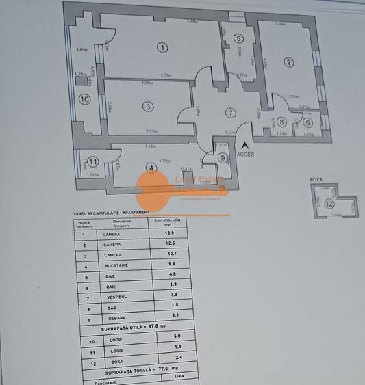 Apartament cu 3 camere decomandat, mobilat în Dristor