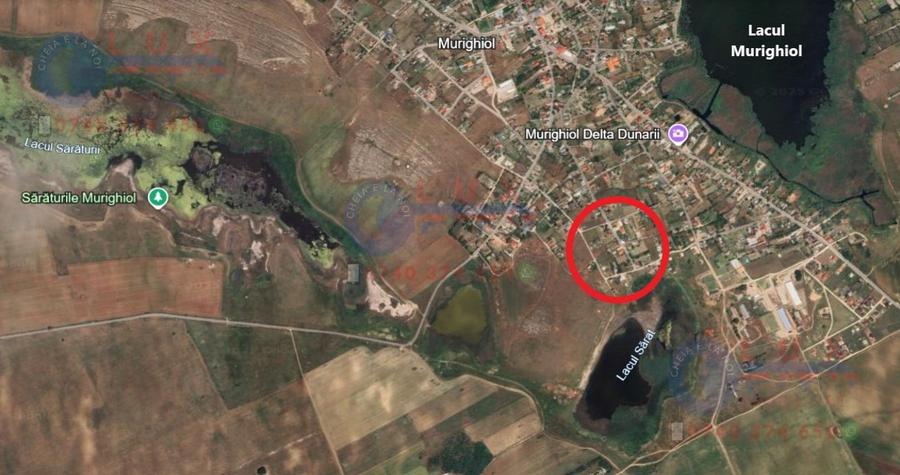 Teren Construcții intravilan de 2274 mp, în Murighiol