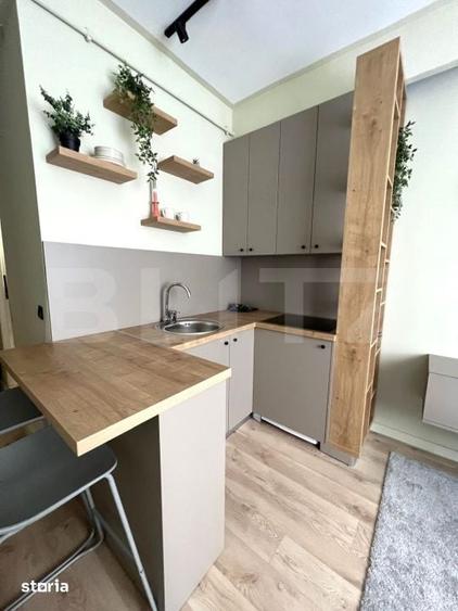 Apartamnt cu o camera, 21 mp, complet renovat, zona Calea Floresti - 7