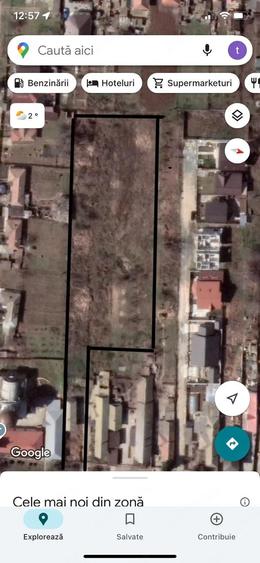 Teren de 3600 mp, în Lumina