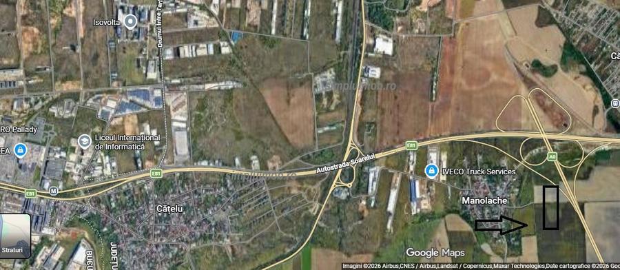Teren agricol extravilan de 8000 mp, în Manolache
