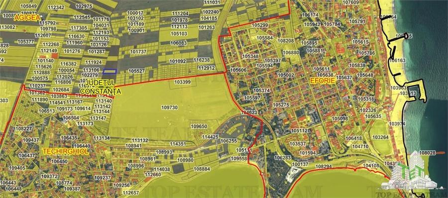 Teren Construcții extravilan de 5000 mp, în Agigea