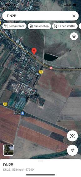 Teren de 2600 mp, în Bentu