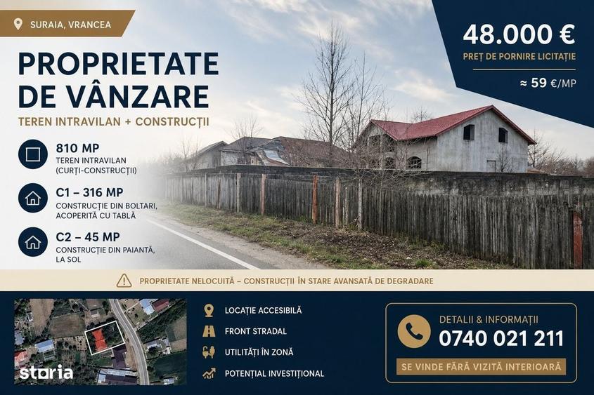 Casă cu 4 camere în Suraia